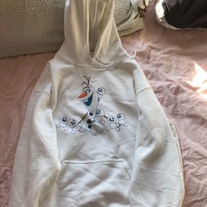 White Olaf sweatshirt